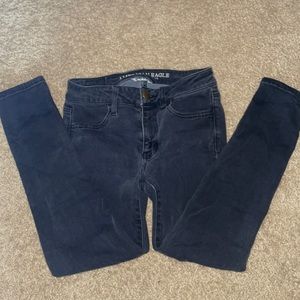 American eagle size 0 black skinny jeans